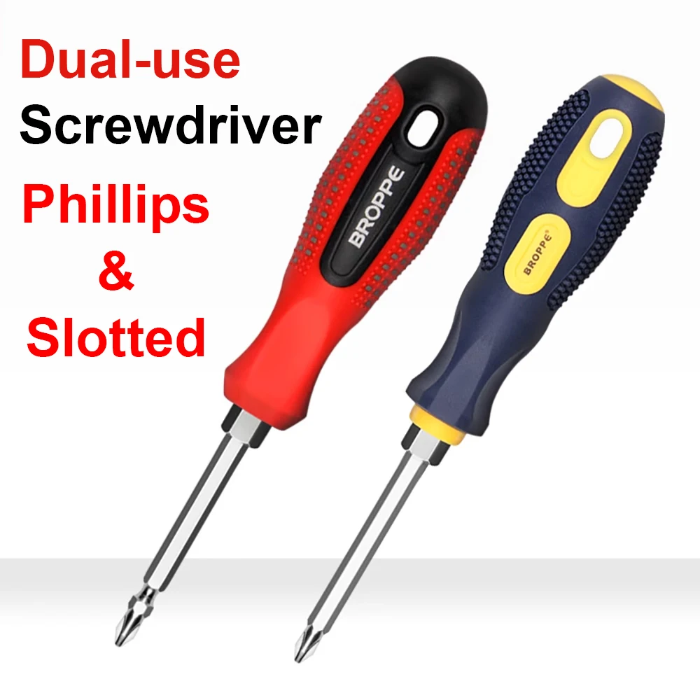 

Magnetic Phillips PH2x100mm Slotted SL6 Dual-use Screwdriver Sets Precision Security Controller Repair Hand Tool Kit