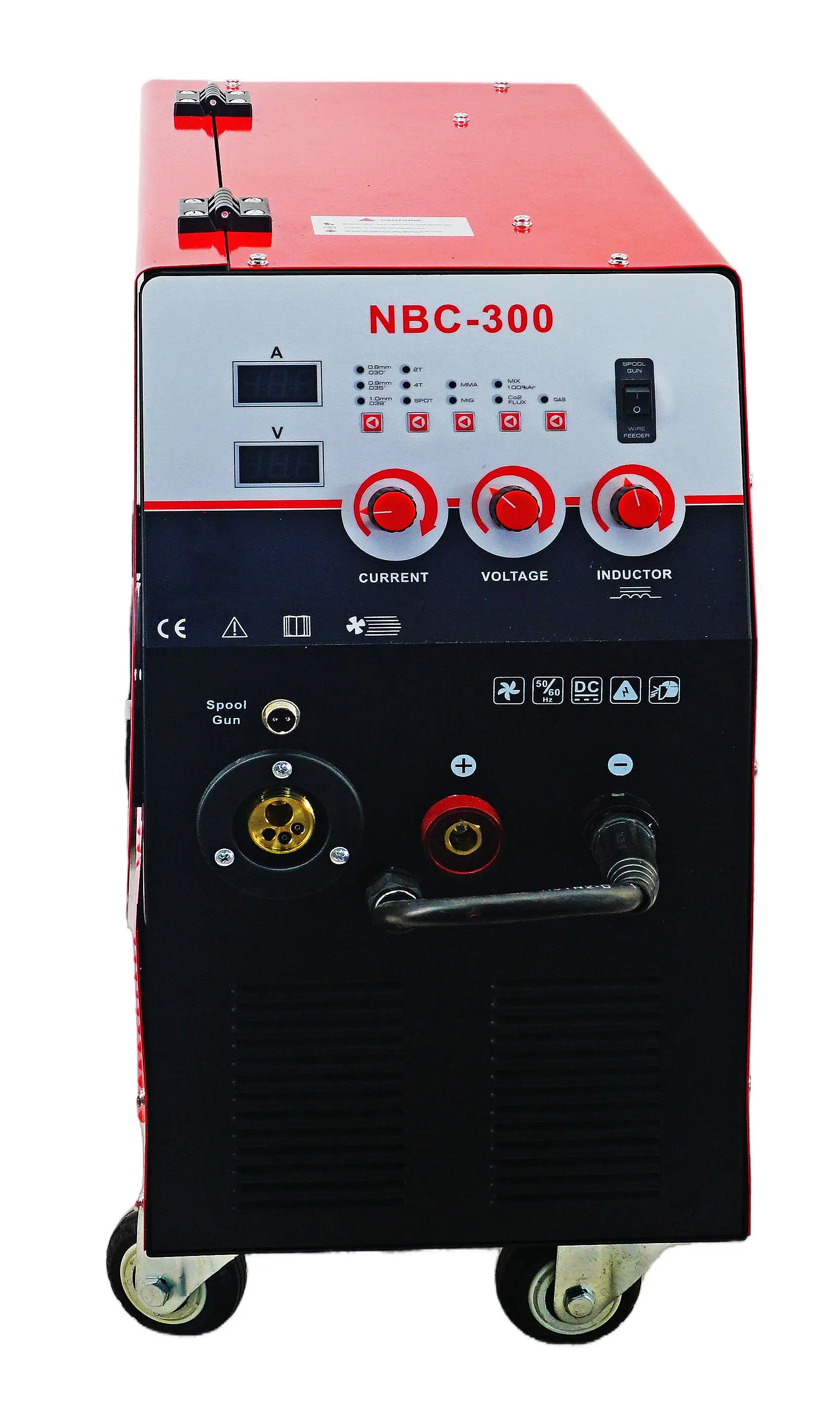 250AMP 220v NBC-300 3 IN 1 MIG MMA MAG Welding Machine with Wheels 2024 Hot Selling