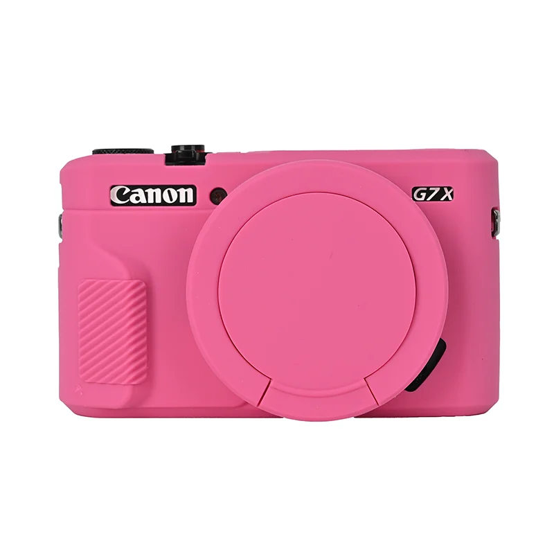 Soft Silicon Sleeve Armor Skin Case Body Cover Protector for Canon PowerShot G7X II G7XII G7X Mark II G7X2 Protective Video Bag