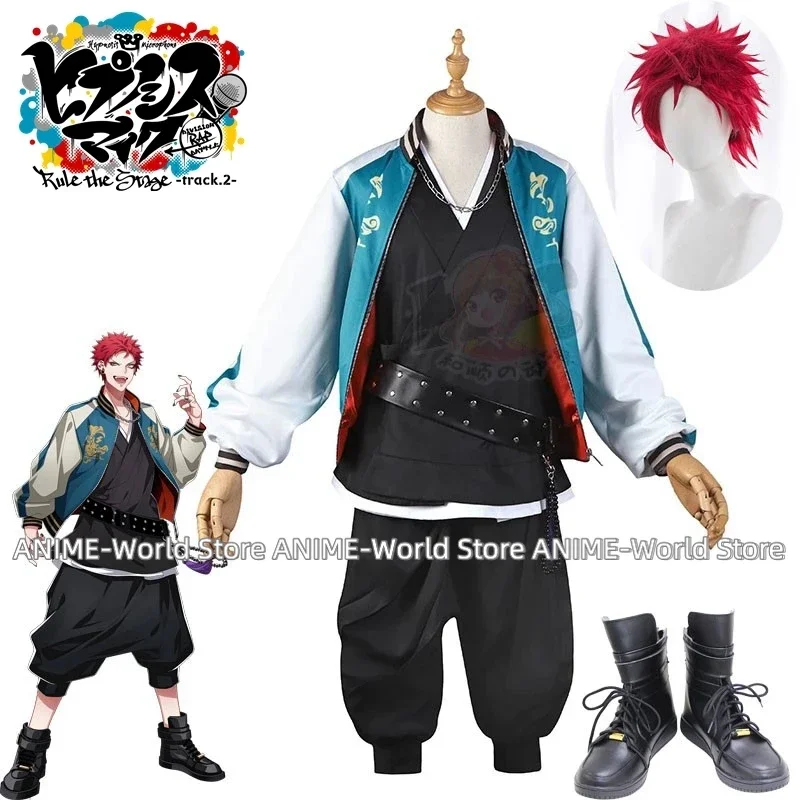 Anime Division Rap Battle Cosplay DRB Hypnosis Mic Kuko Harai Evil Monk Cosplay Costume Jacket Pant Suit Halloween Uniform Set