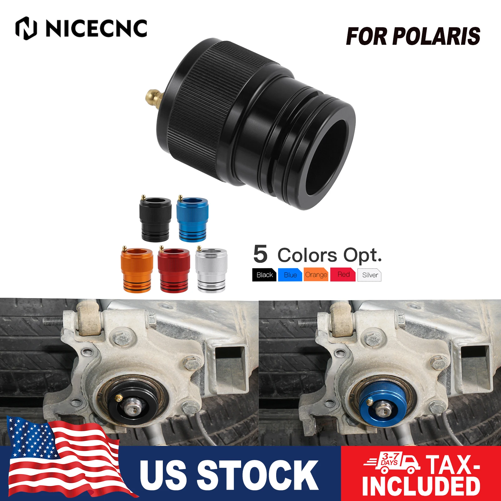 

Инструмент для смазки ступичных подшипников NICECNC 44 мм для Polaris Ranger RZR 500 570 800 900 XP Scrambler Sportsman 850 1000 Touring ATV UTV