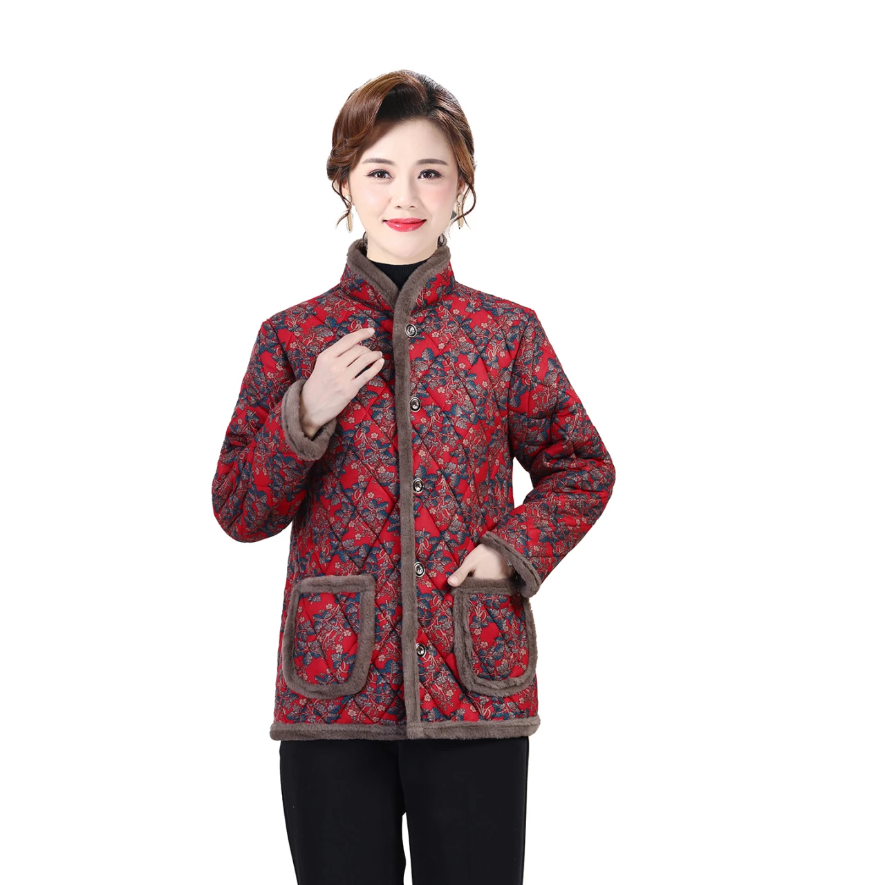 

Faionable Fce на подкладке, хлопковое пальто в стиле ретро, зимнее новое поступление, Mommy (3) 2025, дизайн Ele, женская хлопковая стеганая куртка