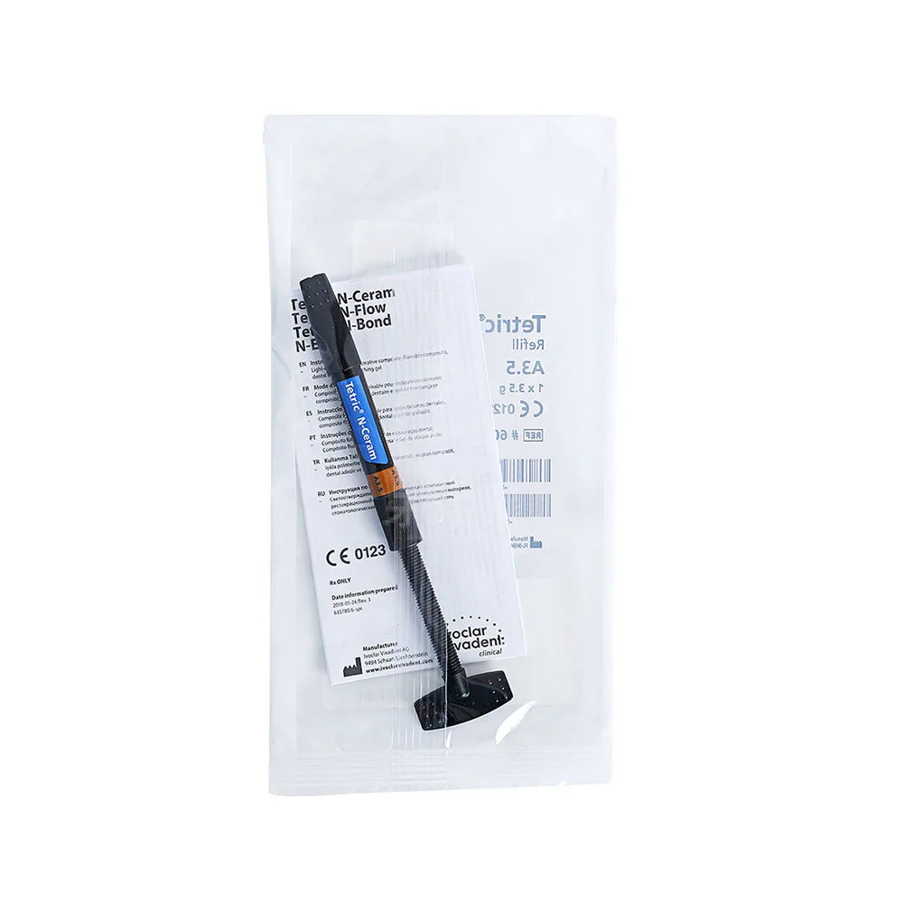 Ivoclar Vivadent Tetric N-Ceram Dental Composite Resin Nanoceram Enamel Dentin Shade Radiopaque Restorative Cavity Fill Material