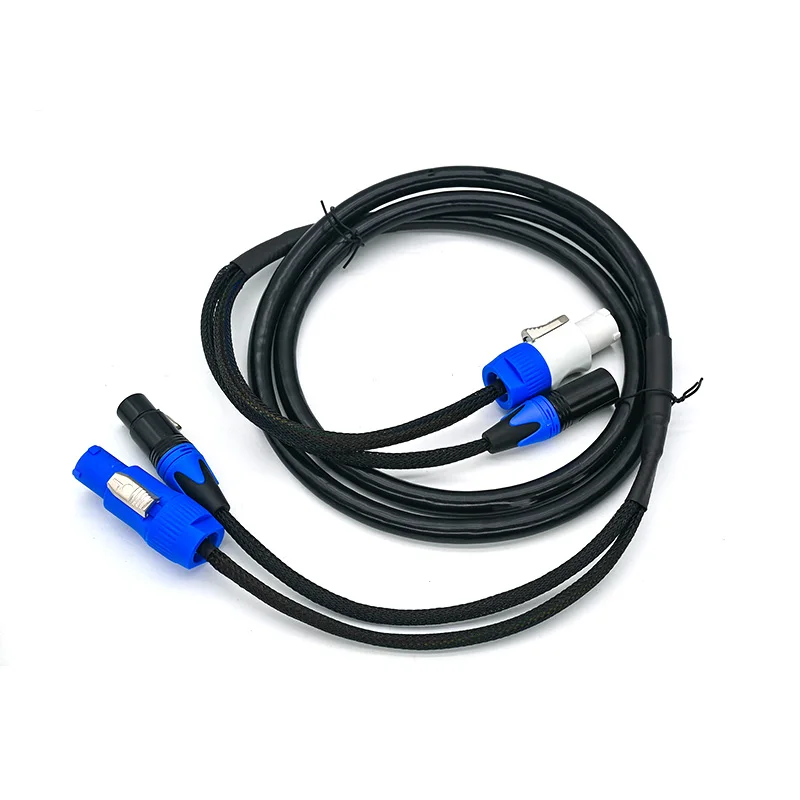 Heavy Duty 2.5mm Powercon/XLR Combi 3 x 2,5mm² Cable 1m 2m 3m 5m AC Power Signal Combo Kabel for DJ Stage Lighting