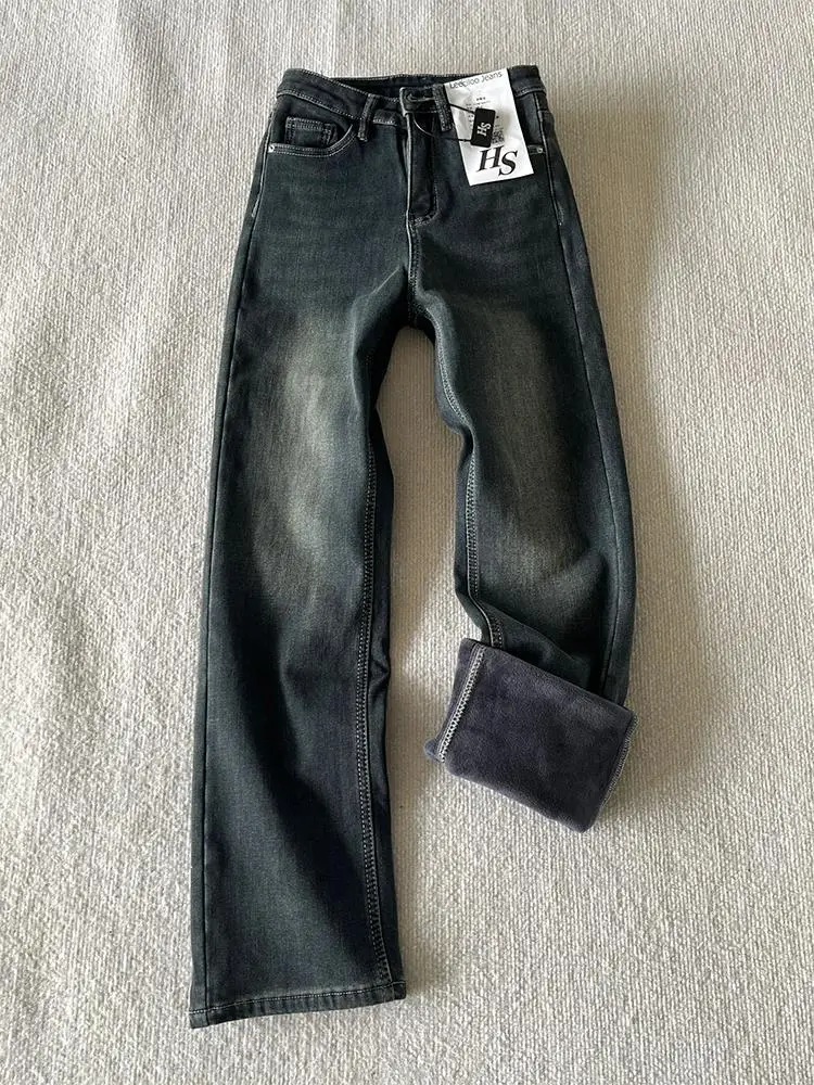 

Мужские джинсы Deep Blue Thiened Fce прямого кроя, ретро-американский стиль, летняя мода, низкая посадка, застежка-молния