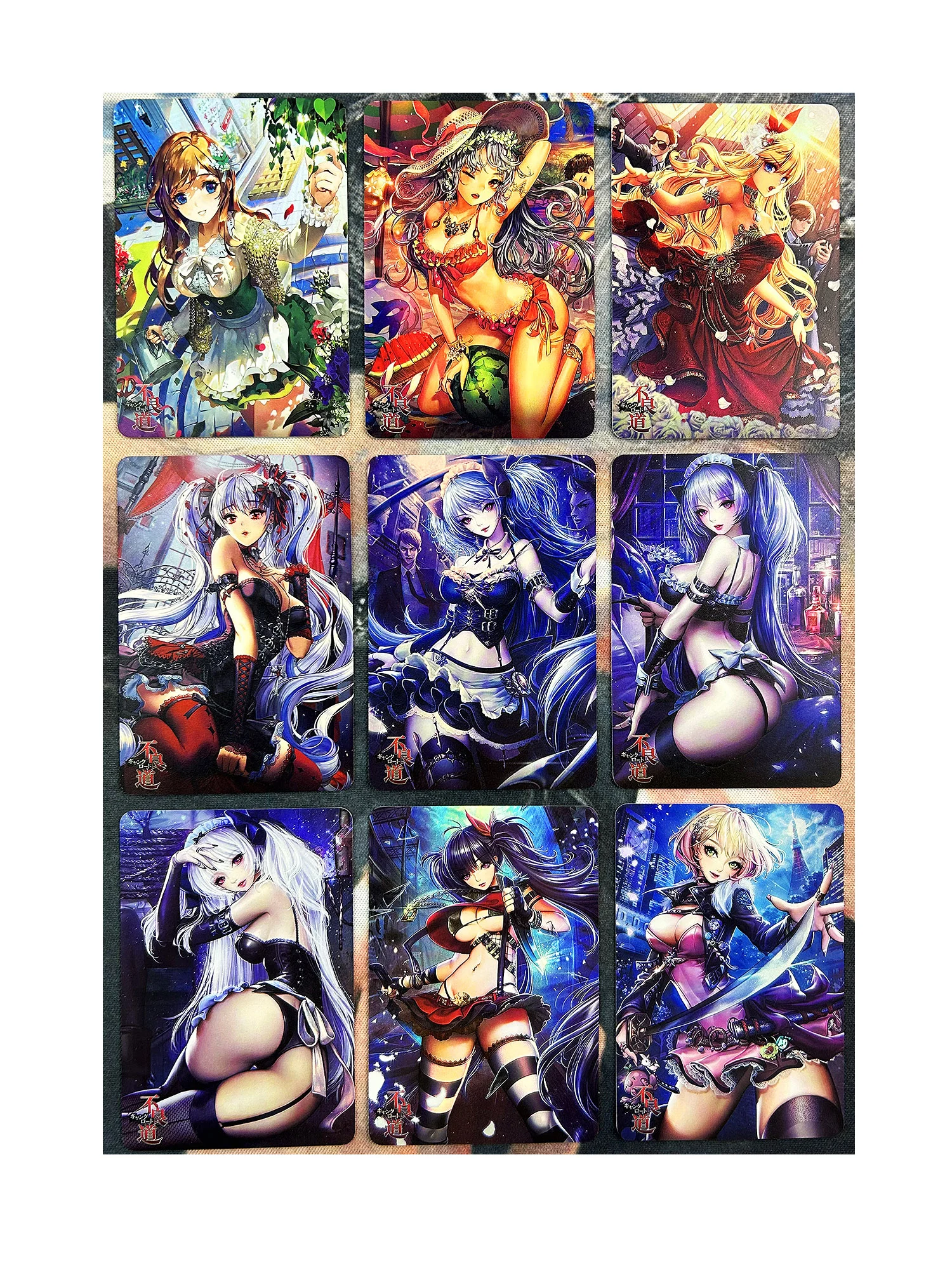 

9pcs/set ACG Beauty Bad Way Refraction Mature Sexy Girls No.4 Toys Hobbies Hobby Collectibles Game Anime Collection Cards