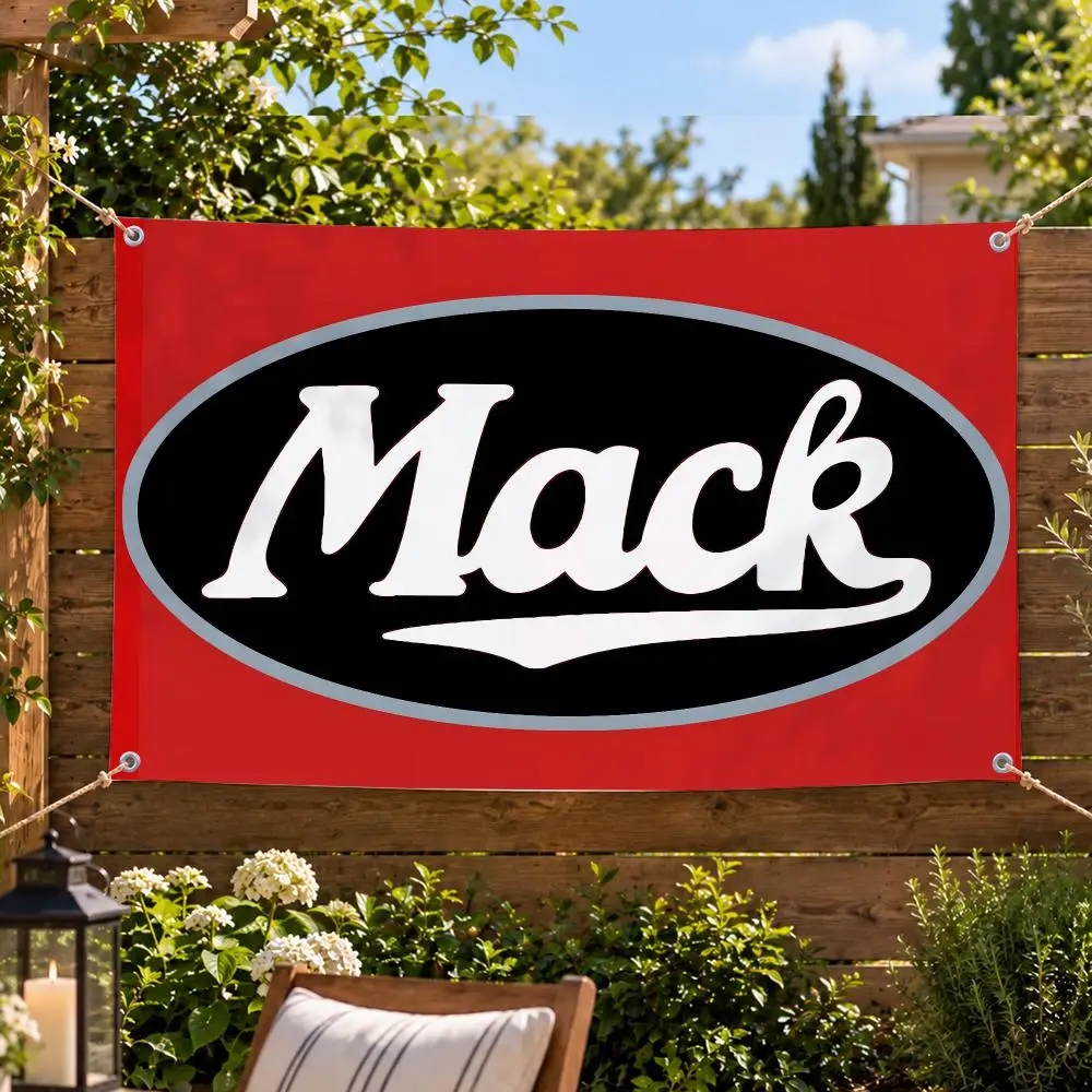 Brand Modern MACKs Truck Flags Decorative Flag Banner Indoor Outdoor Garden Yard Patio Party Camping Wall Decor Gift