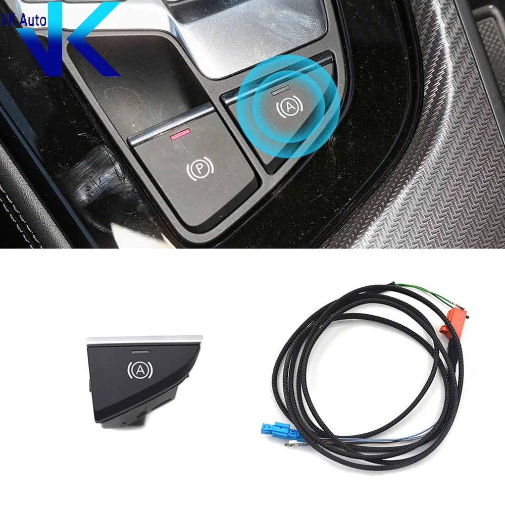 

For Audi Q7 4M A4 B9 S4 A5 RS SQ7 Auto Hold Switch Wire Cable Harness 4M1927143B 8W1927143A