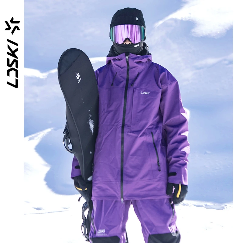 

LDSKI 3L Ski Suits 20K Waterproof Breathable Windproof Warm Powder Skirt Snowboard Winter Sports Women Men Jacket&Pant