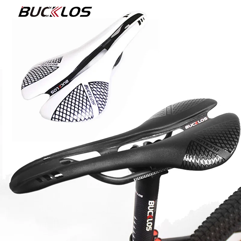 

BUCKLOS 280*130mm Bicycle Saddle Carbon Fiber Bicycle Seat Ultralight Comfortable MTB Road Bike Cushion