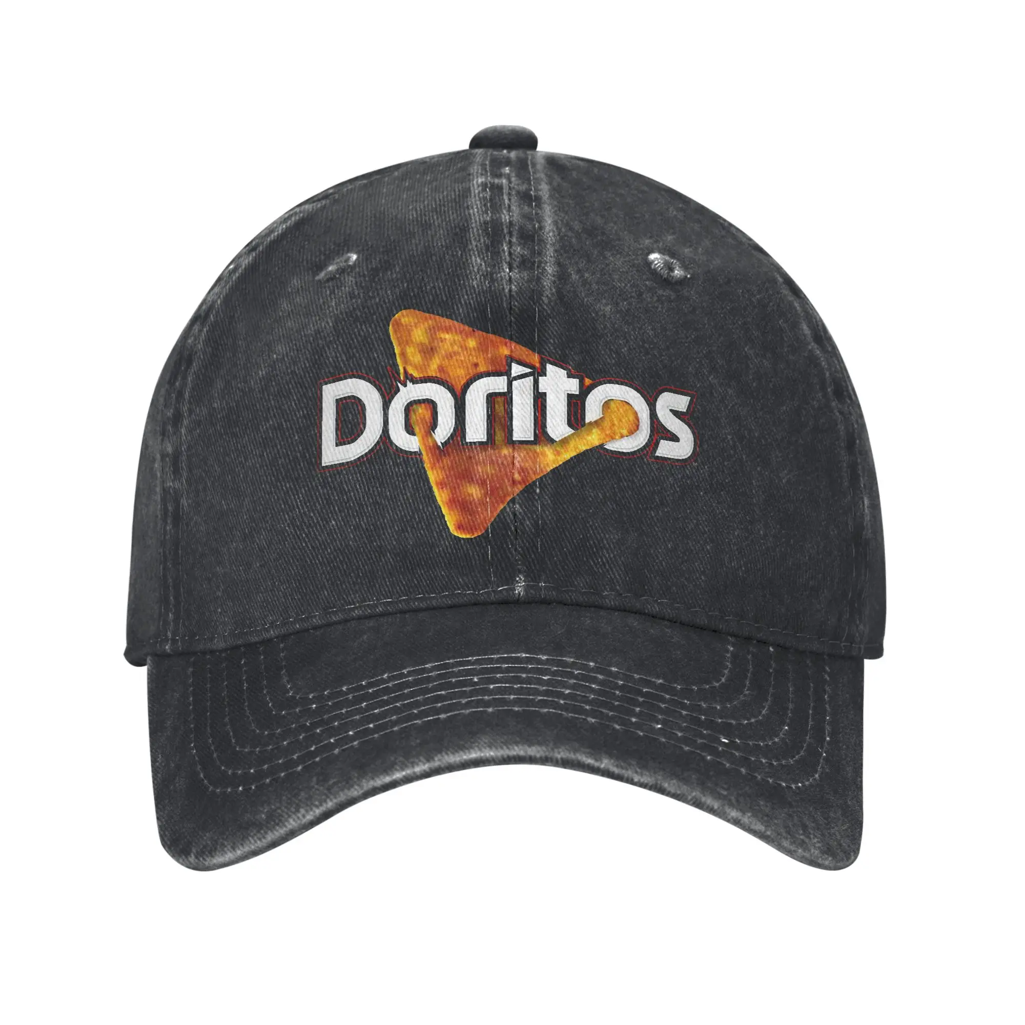 Gorra de béisbol informal con diseño de Doritos Tortilla Chips Puffed Food para mujer y hombre, gorra de verano para tenis, skate, camionero, estilo Y2K, gorras de béisbol lindas