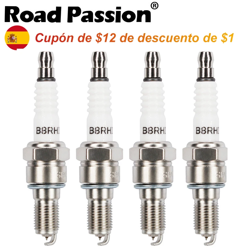 Bujía de encendido de motocicleta para Honda AX-1 250 CB-1 NC27 CB400 CB500 CBF125 CBF250 CBR1000RR CBR250 CBR600RR CR125R CHF50