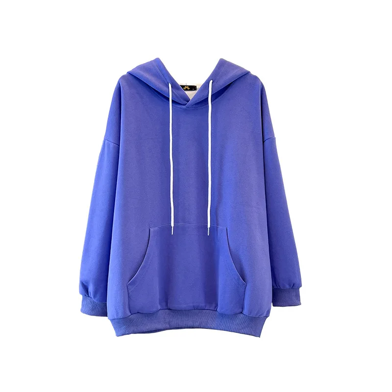 150Kg Plus Size Women\'s Bust 160 Autumn Hooded Nine Color Sweatshirt Loose Long Sleeve Top 6XL 7XL 8XL 9XL 10XL