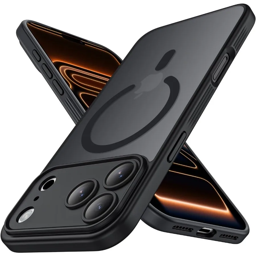 مصممة لهاتف iPhone 17 Pro Max متوافقة مع حماية الكاميرا المحسنة من MagSafe وحماية من السقوط العسكري بطول 15 قدمًا #1