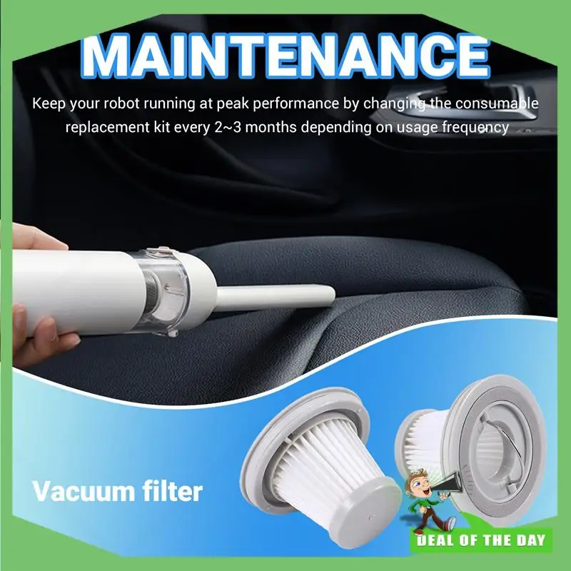 -ABPO Anwor HEPA フィルター Xiaomi 掃除機ミニハンドヘルド掃除機 Hepa フィルター Xiaomi Mijia ハンドヘルド掃除機