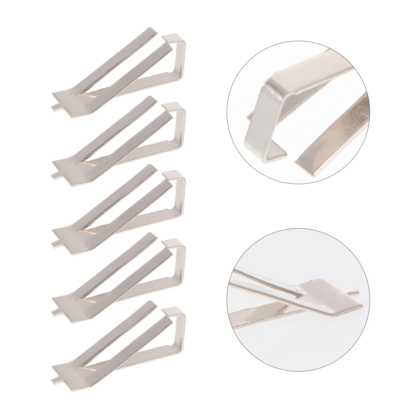 10Pcs 3D Printer Hot Bed Glass Bed Clips Sturdy Spring Steel Platform Clamps Stable Fixation Clips for Professional Personal Use