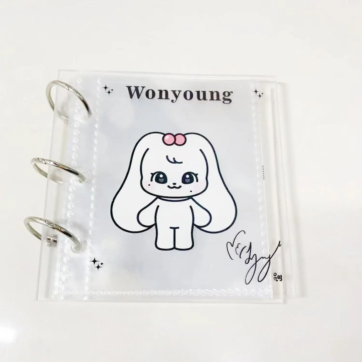 ألبوم بطاقات على شكل حيوانات كرتونية ألبوم صور مجموعة صور المعبود تخزين بطاقات صغيرة ألبوم بطاقات إبداعية من الأكريليك Wonyoung Yujin Rei Gaeul Leeseo Liz Kpop