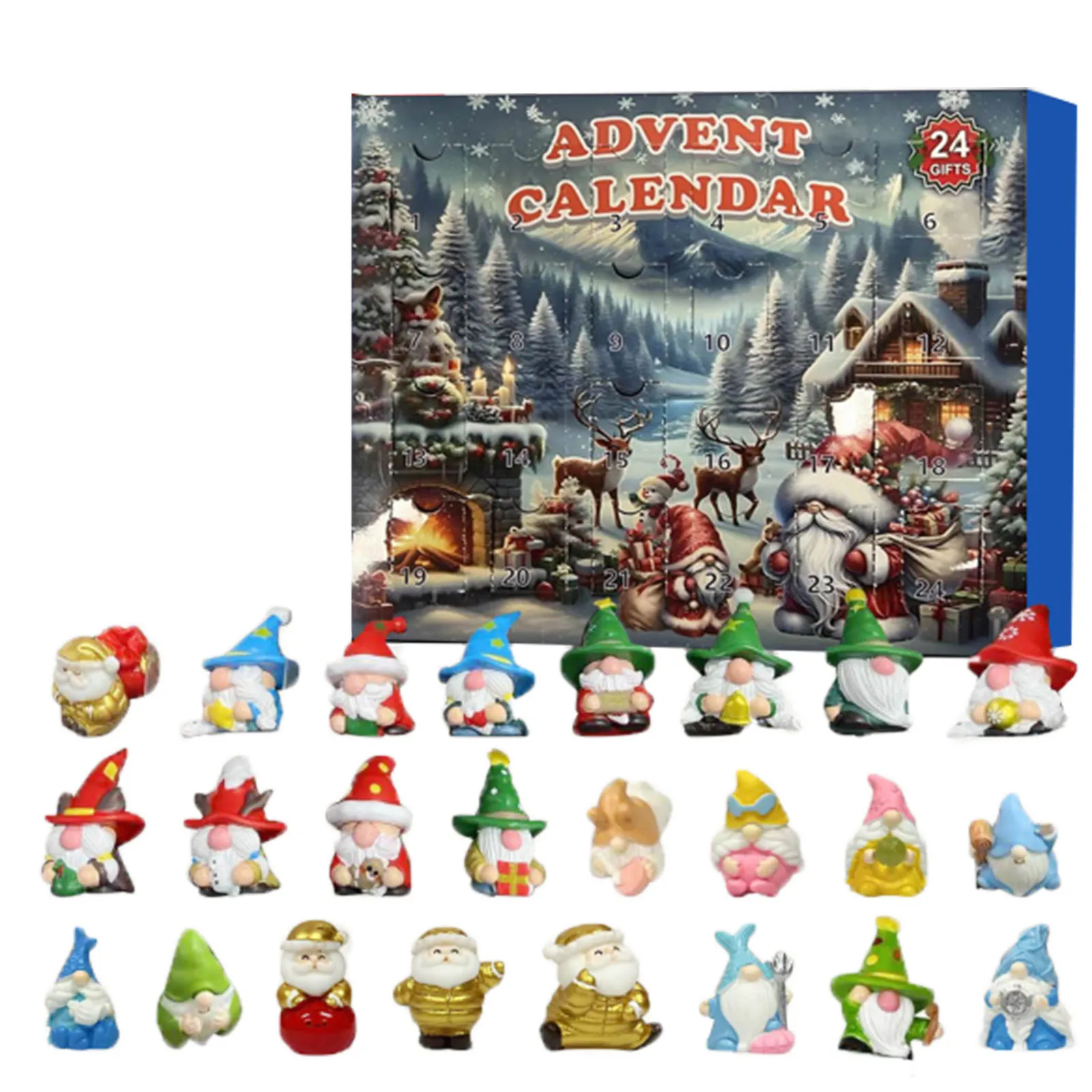 

2024 New Christmas Advent Calendar Contains 24 Gifts Christmas Cute Figures Christmas Countdown Calendar With Surprise Gifts