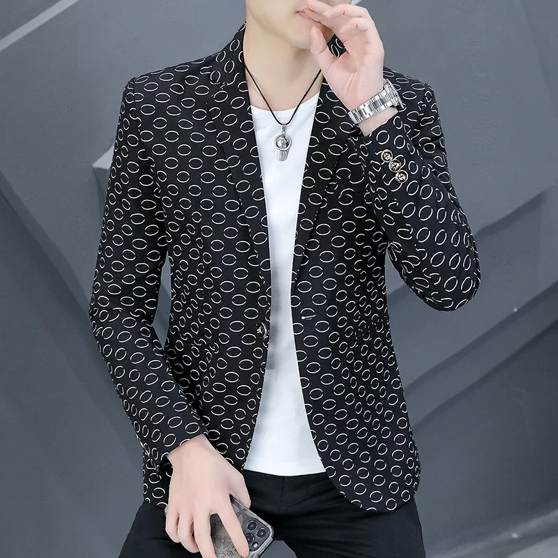 Blazer, Men, Fashionable, for Weddings, for Casual Wear, for Hosting, Slim-fit, Gentlemanly, for Banquets, for Business. Blazer