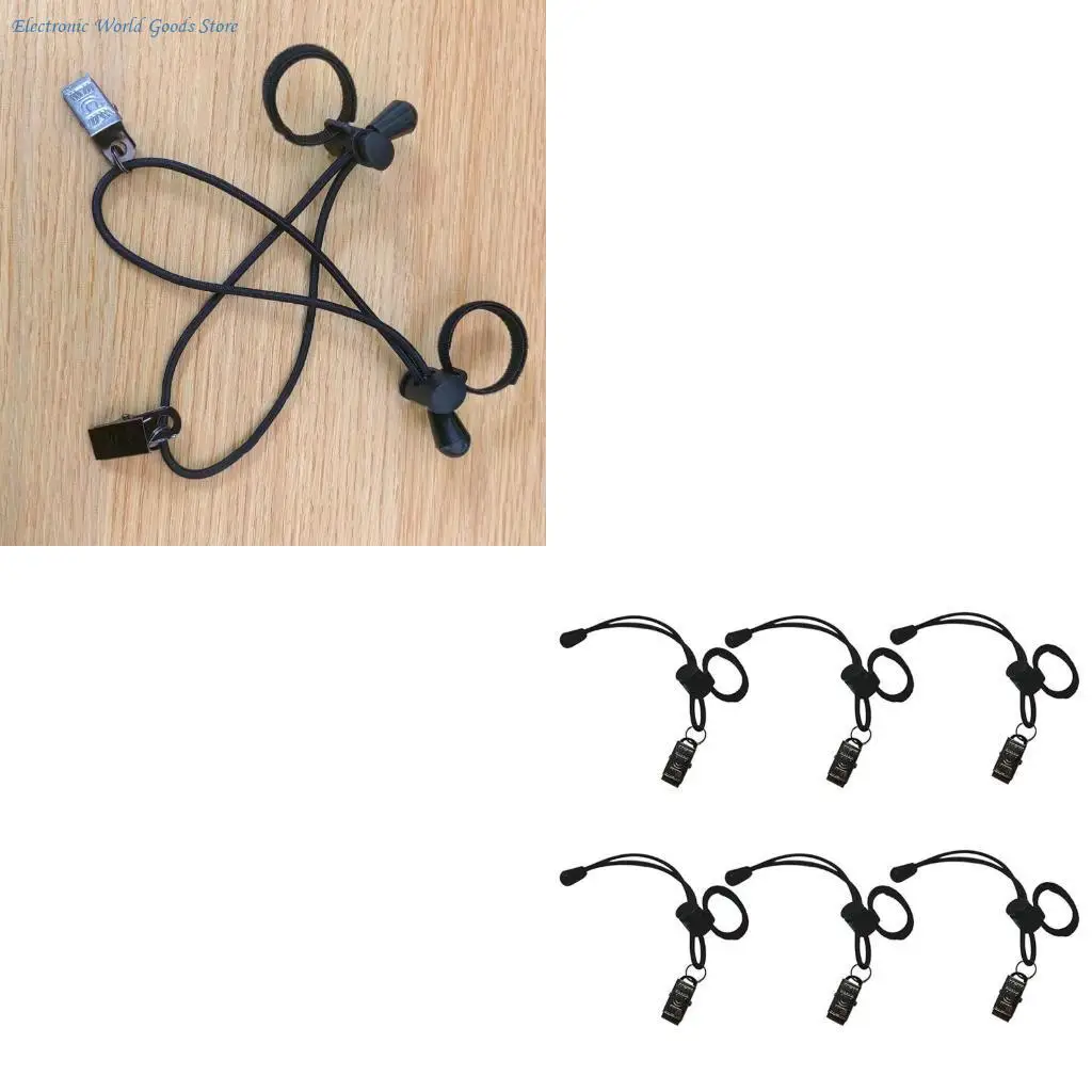 A3PD Background Cloth Clamps Photography Backdrop Clips Holder 20cm/7.87inch Adjustable Elastic Cord for Photography