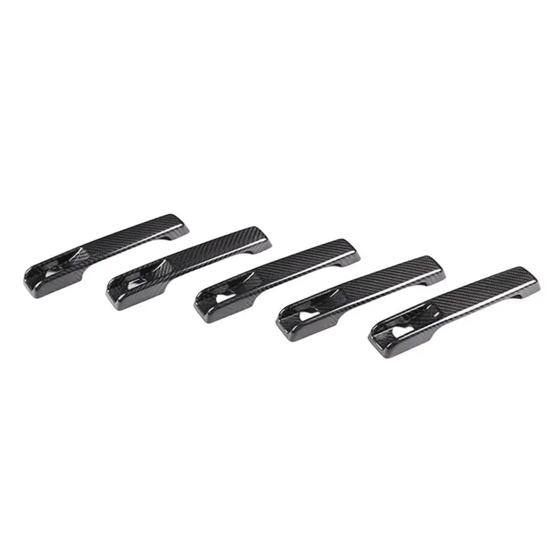 

Carbon Fiber Exterior Door Handle Trim Cover Stickers(5Pcs) For Mercedes Benz G-Class W463 G350 G500 G550 G63 09-18