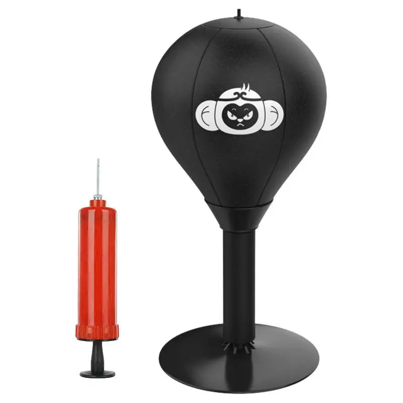 Punching Bag Desktop Punching Bag Stress Buster With Suction Cup Desk Table Boxing Punch Ball Suction Cup Reduce Tension Toys