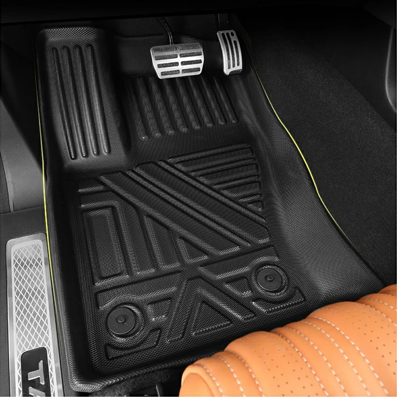 Car Styling Floor Mats For GWM Tank 500 2022-2024 Double Layer Custom TPE Foot Pads Cover Interior Floorliner Accessories