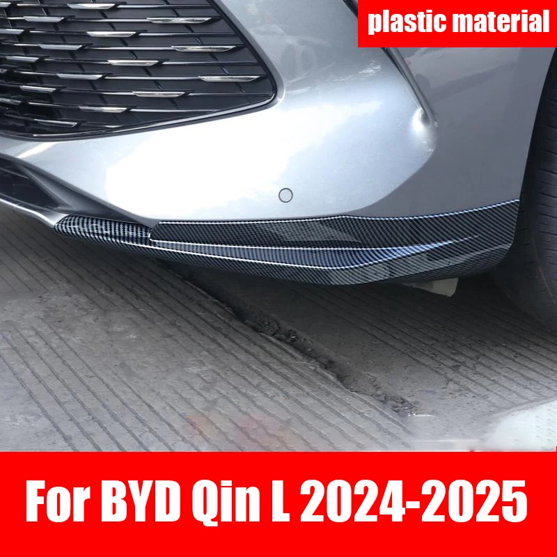 

For BYD Qin L 2024 2025 Car front bumper corner protector ABS material exterior modification part