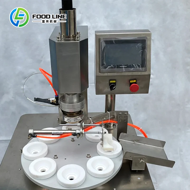 Máquina Profesional Personalizable para Hacer Tartaletas, Moldeadora de Masa para Repostería con Sistema de Relleno Automático