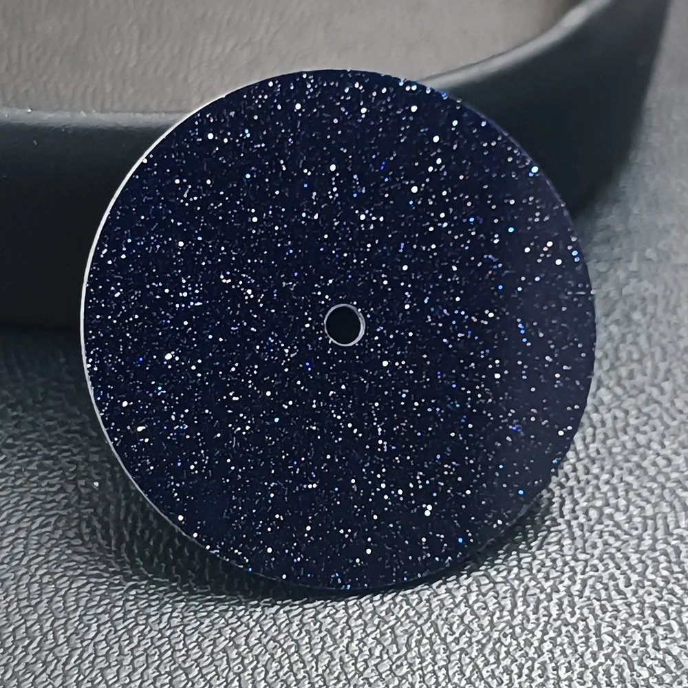 Customizable logo modified watch dial 28.5mm starry sky pattern dial suitable for NH35 mechanical movement replacement part
