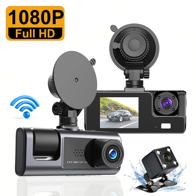 Dash Cam WiFi 1080P Full HD Car DVR Car Camera Night Vision Parking Monitor Rear View Dashcam Black Box Drive Video Recorder