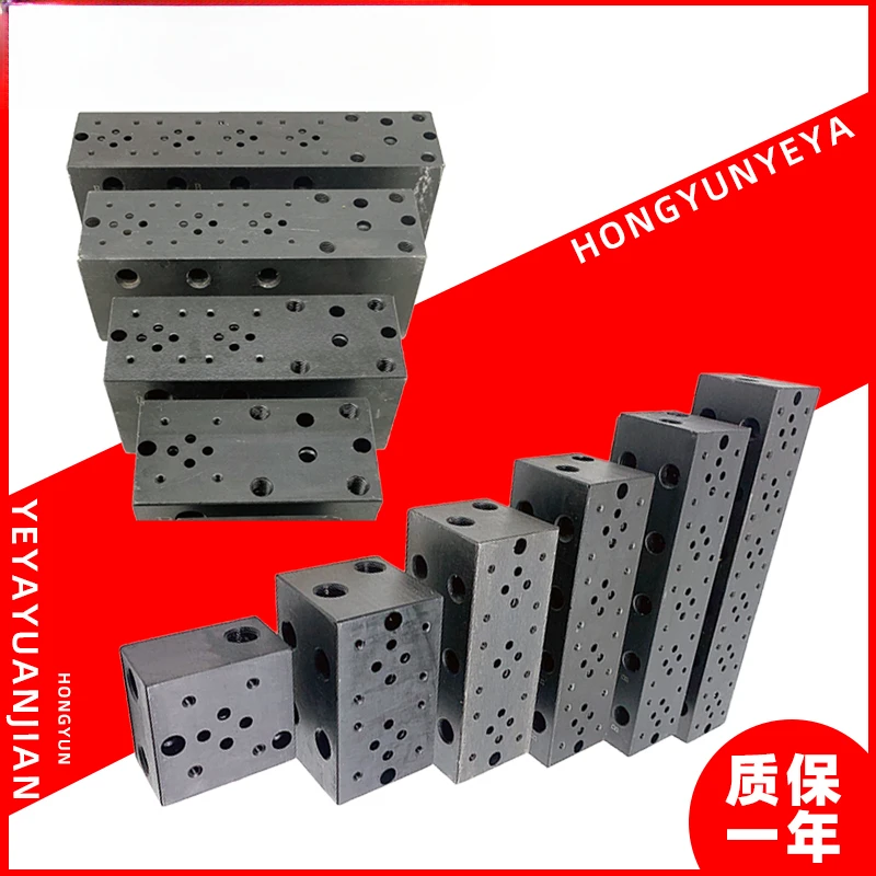 Hydraulic oil road block valve 02/03-1W Standard oil distribution block processing integrated  hydraulic