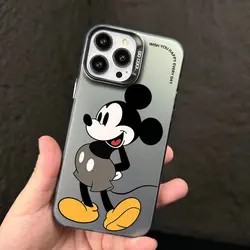 Etui na telefon Disneys Mickey Minnie Mouse Couple do iPhone 15 14 13 12 11 Pro Max 7 8 Plus XR XS MAX Mini Y2K Girls Naughty Covers