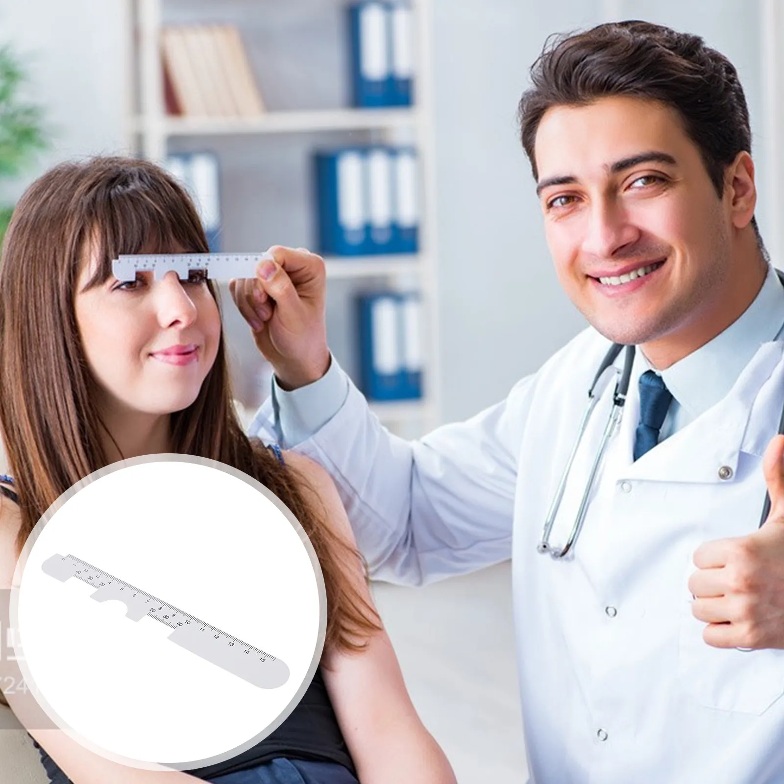 10Pcs Premium Flexible Plastic Pd Ruler Pupil Distance Meter for Eyewear Fitting Goggles Adjustment Hospital Pharmaceutical Use