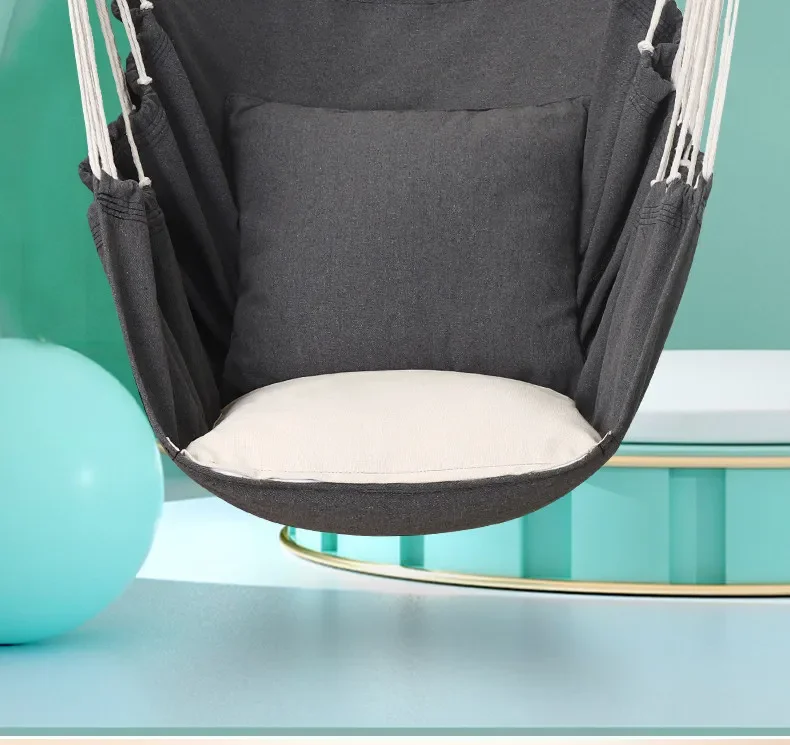 Hammock Outdoor Swing College Student Dormitory Bedroom Lazy Hanging Chair Indoor Anti-rollover Children's Hanging Basket Balcon