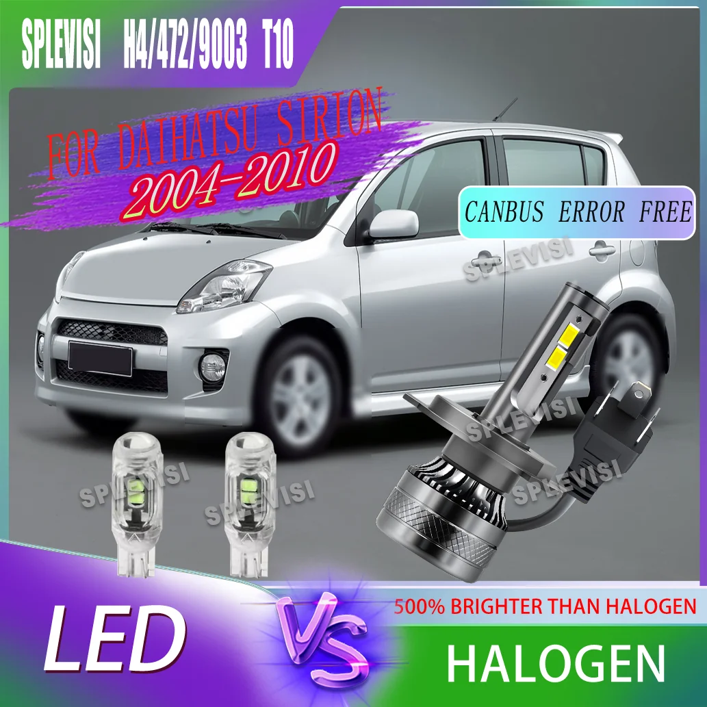 Our newly upgraded 200W LED headlights prevent flickering and error codes For DAIHATSU Sirion 2004 2005 2006 2007 2008 2009 2010