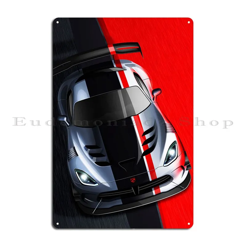 Viper Acr Illustration Metal Signs Retro Wall Cave Retro Create Wall Plaque Tin Sign Poster