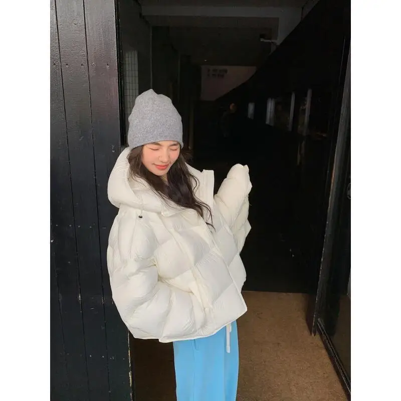 Veste rembourrée pour femme, tenue quotidienne d'extérieur, bouffante en coton, nouvelle collection hiver, polyvalente, Super beau, style court