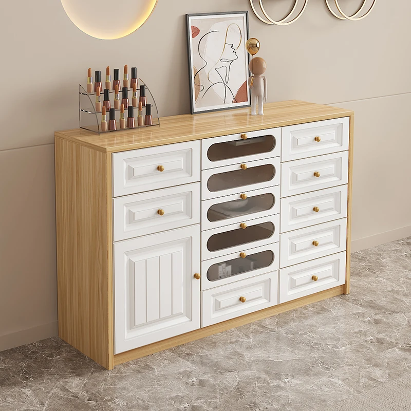 Storage Locker Drawer Nail Polish Floor Cabinet Nail Oil Color Board Wall