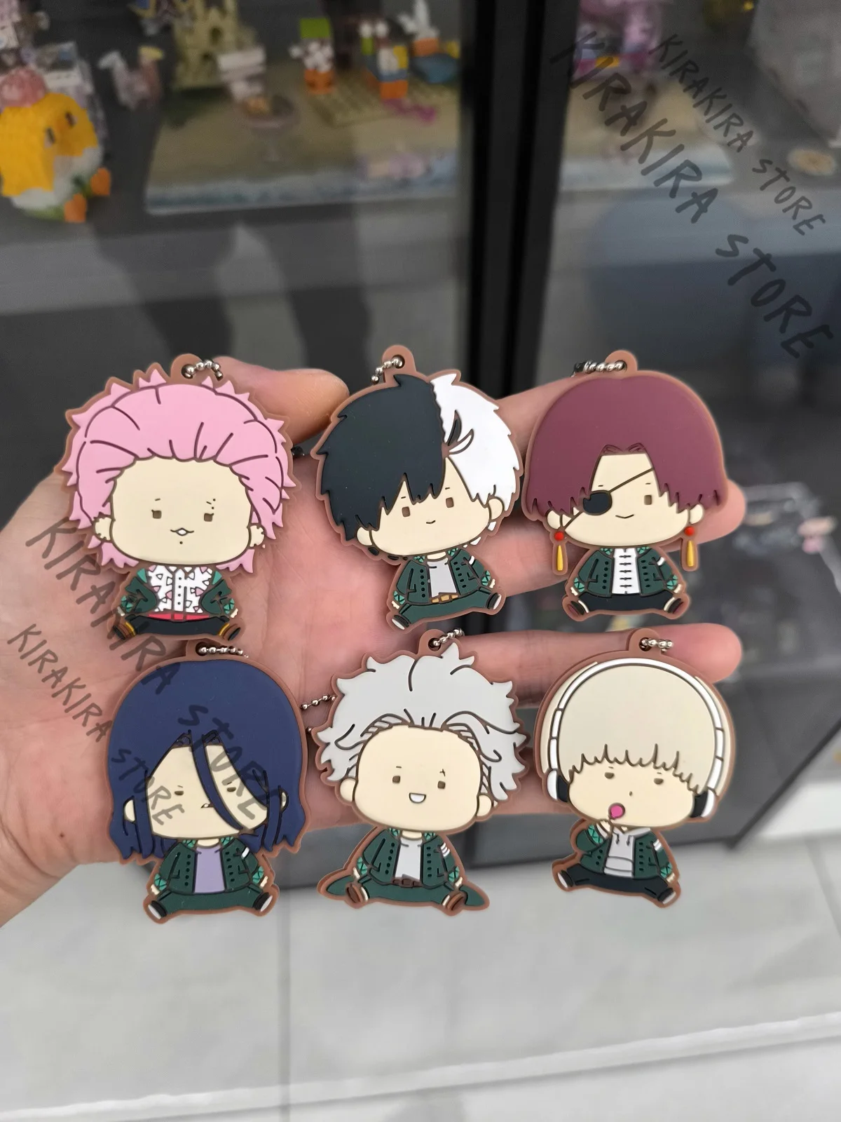 

WIND BREAKER Sakura Haruka Rubber Pendant Keychian Cosplay Suo Hayato Kiryu Mitsuki Anime Keyring Ornaments Hanging Drop