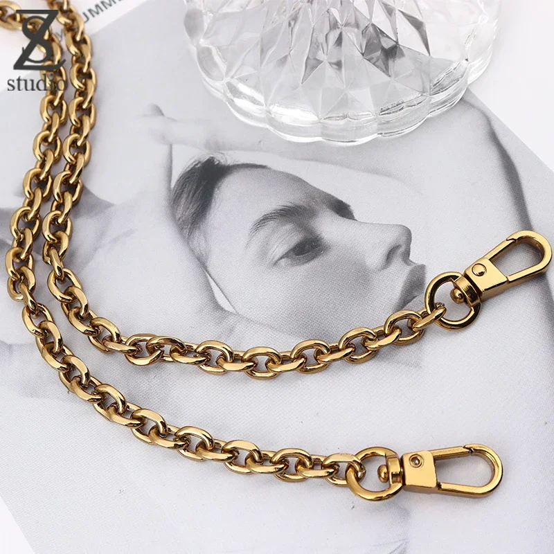 

Luxury Bag Strap Small Size Original Old Gold O-Shaped Copper Material Replacement Shoulder Strap