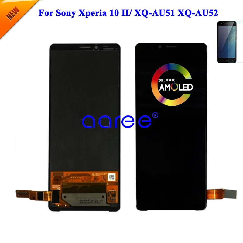 AMOLED  LCD For Sony Xperia 10 II LCD Display For Sony Xperia 10 II XQ-AU51 Screen Touch Digitizer Assembly