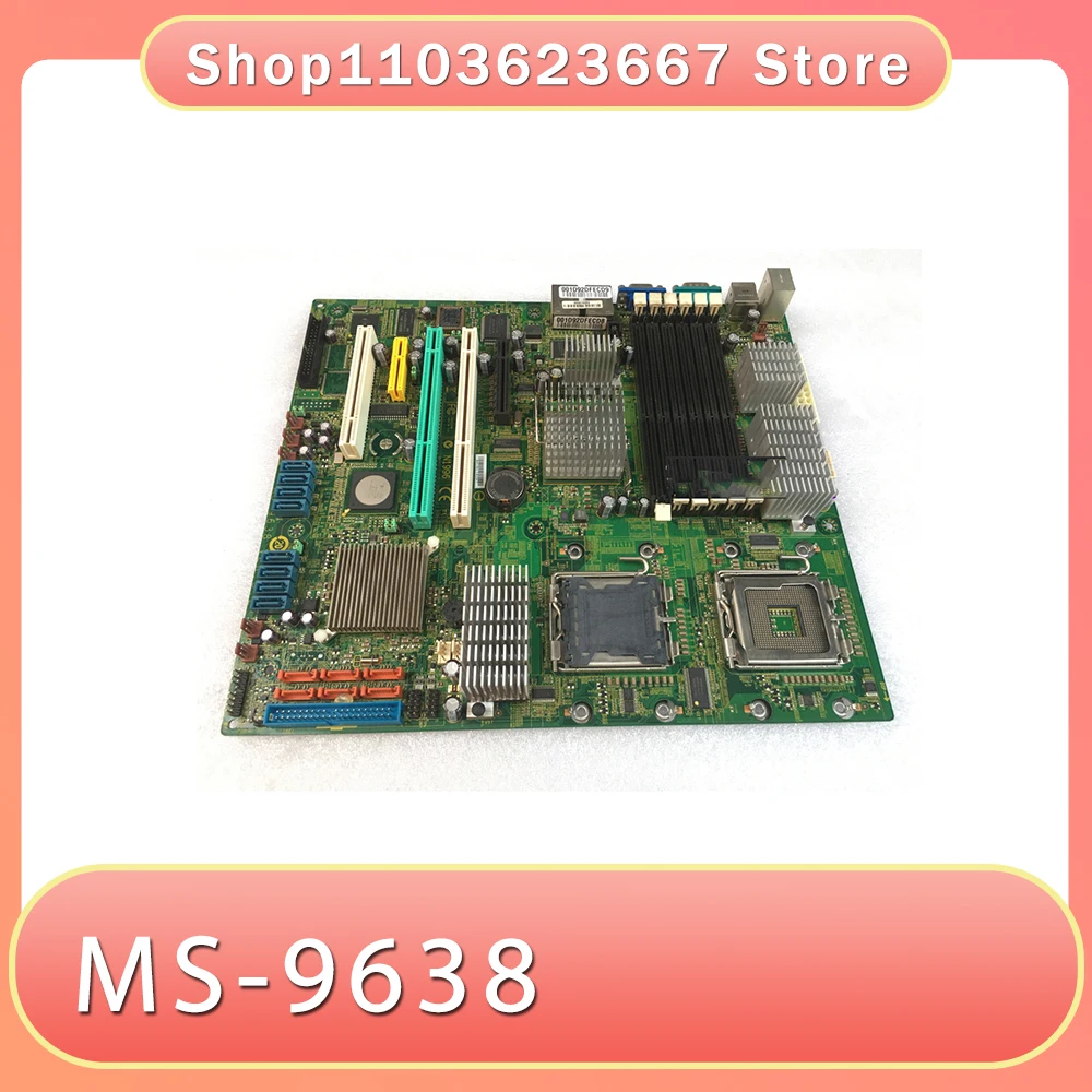 

Для двухканальной серверной материнской платы MSI 771-контактный чип S5000V 8-портовый SAS 6-портовый SATA MS-9638