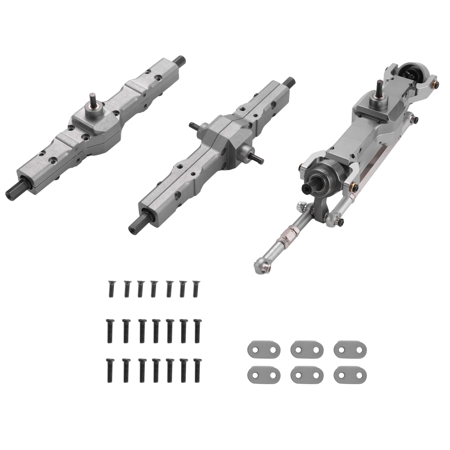 โลหะด้านหน้ากลางด้านหลังเพลาเกียร์สําหรับ B16 B36 FY004 1/16 RC รถรถบรรทุกอะไหล่อัพเกรดอุปกรณ์เสริม