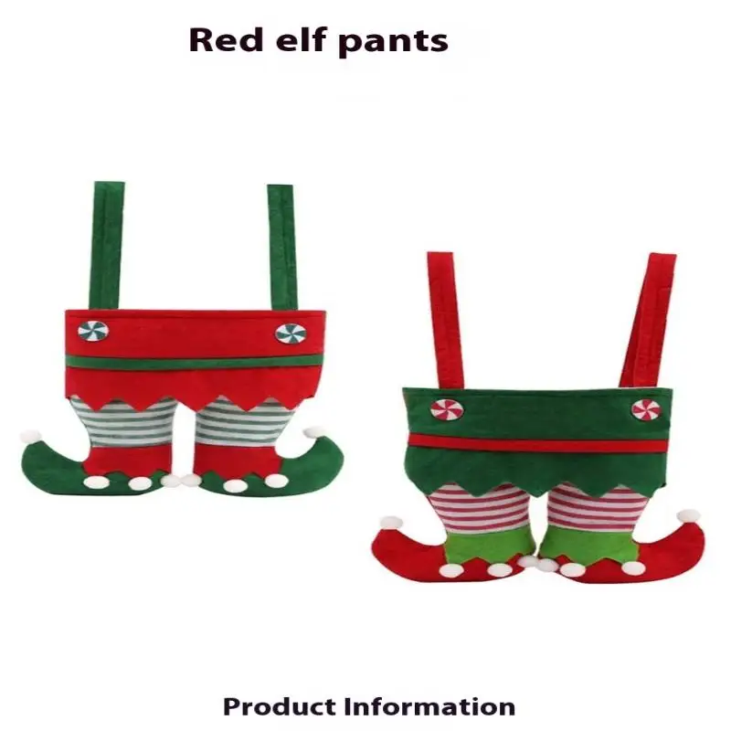 عيد الميلاد تخزين شنطة هدايا عطلة الديكور عيد الميلاد شنقا زخرفة سانتا كلوز كيس الحلوى