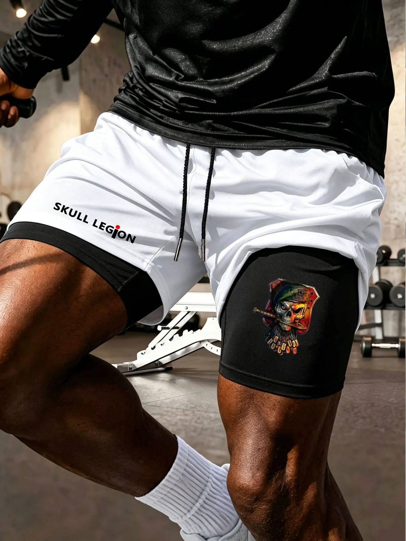 Men's Casual Elastic Waist Drawstring Shorts Lightweight Breathable Summer Workout Running Gym Sweat Shorts with Pockets