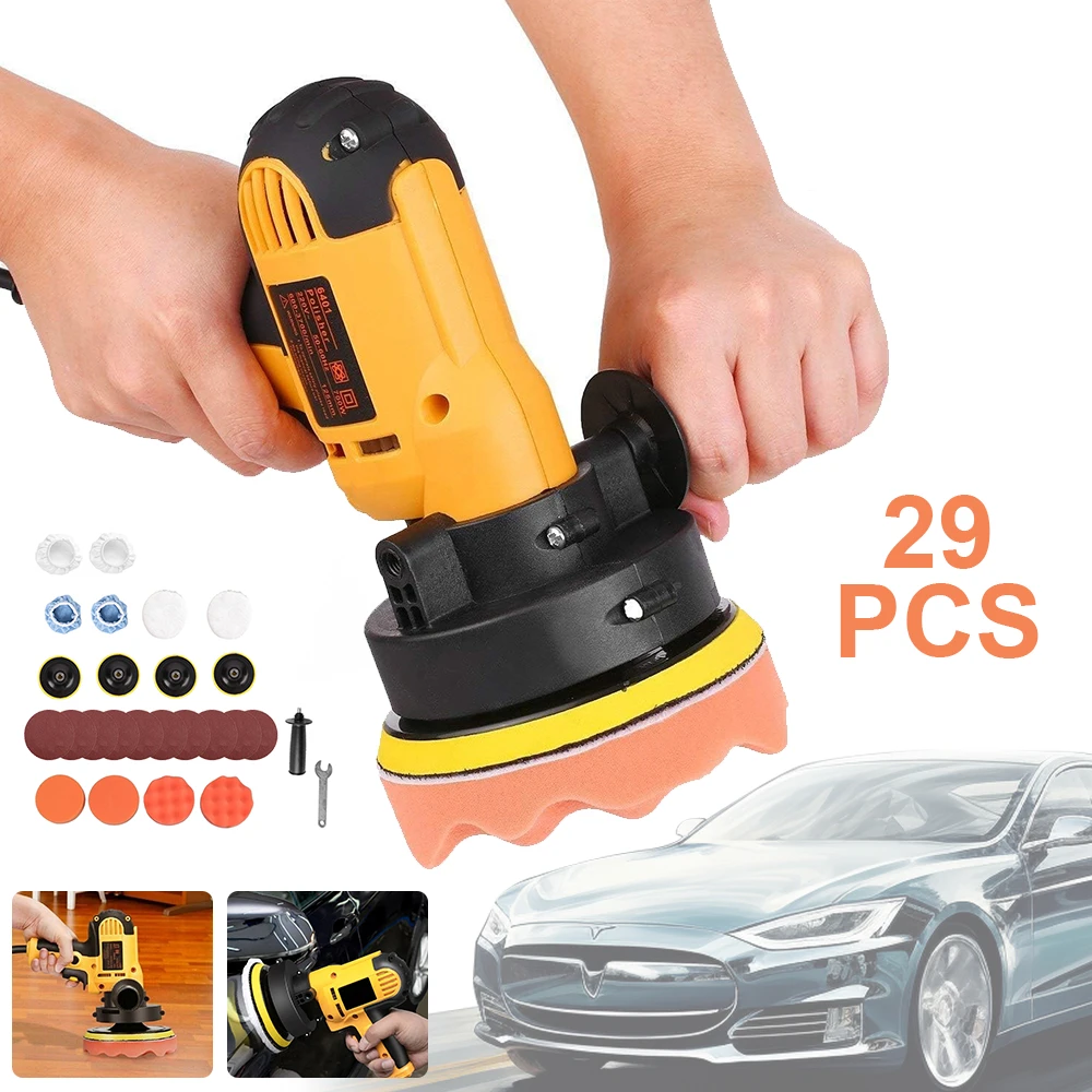 

[На складе Великобритании] Электрическая полировальная машина для автомобиля, автоматическая полировальная машина, регулируемая скорость, шлифовальные инструменты для вощения, автомобильные аксессуары, инструмент Powewr