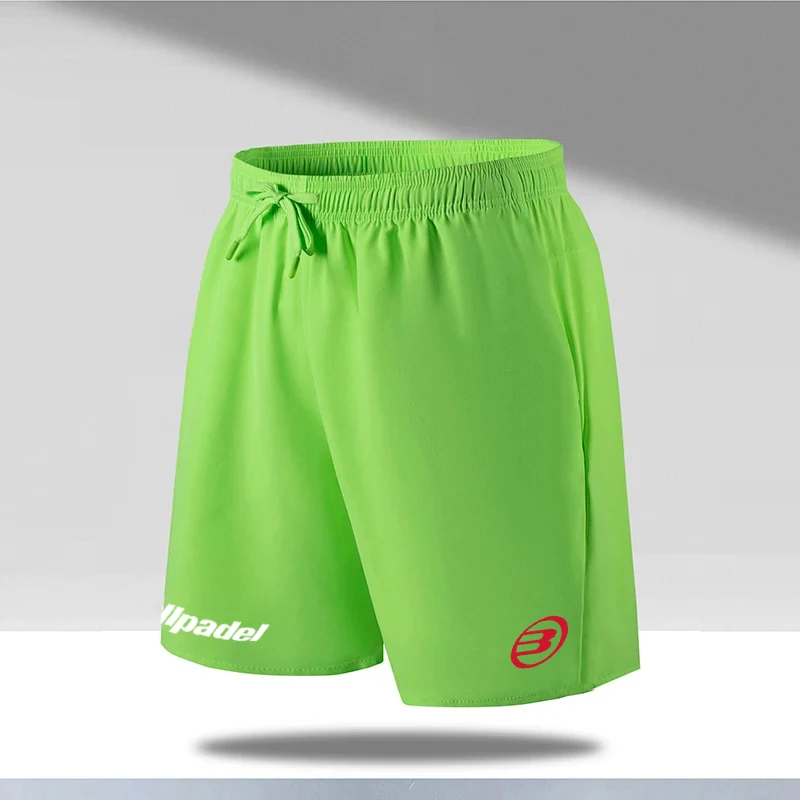 Pantalones cortos deportivos de Pádel para hombre, pantalones cortos de tenis transpirables, pantalones de Bádminton de secado rápido, ropa