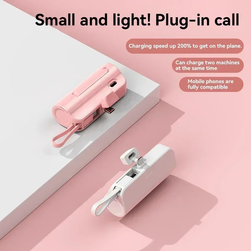 Lenovo 50000mAh Mini Capsule Power Bank Plug and Play Large Capacity Portable Powerbank For iPhone Huawei Samsung 2026 Hot Sales - view 4
