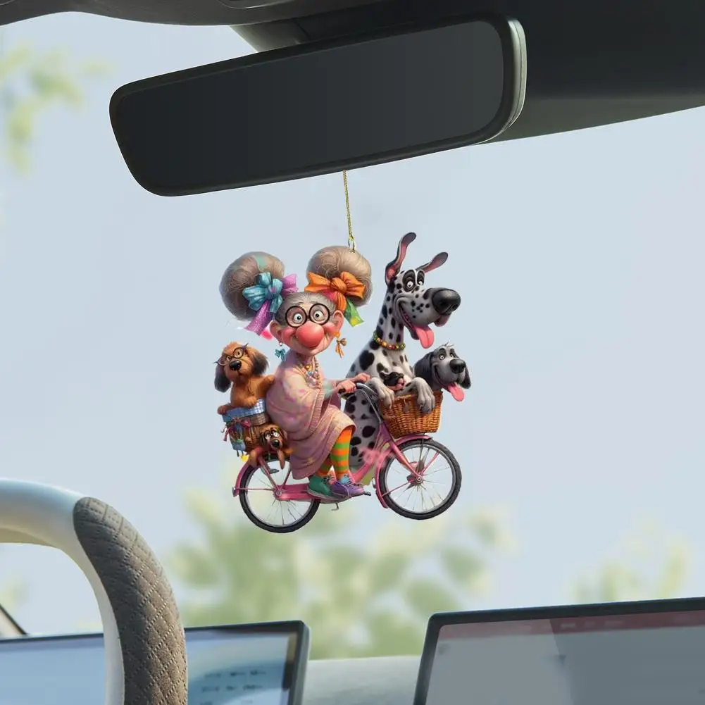 Magical Grandma Magical Fairy Tale 2d Acrylic Car Interior Pendant Car Novelty Supplies For Decorating , Boys Girls Gif H0c3